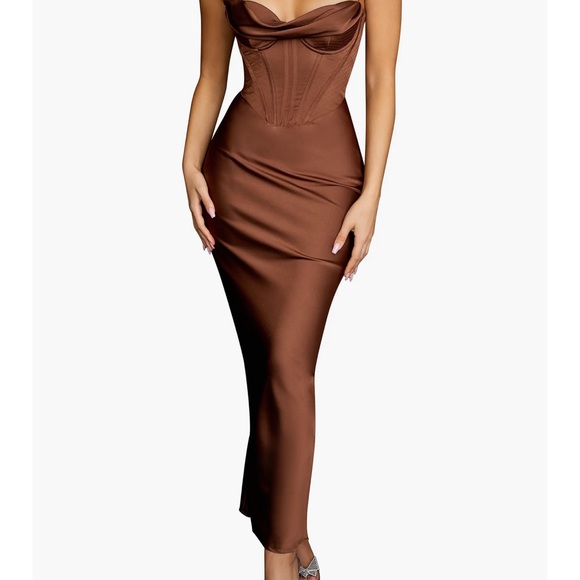 Charmaine Corset Dress chocolate S